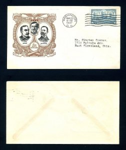 # 793 on First Day Cover with Linprint cachet dated 3-23-1937