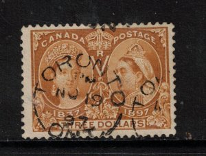 Canada #63 Very Fine Used With Ideal Toronto Nov 19 1897 CDS Cancel **W\ Cert.**