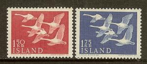 Iceland, Scott #'s 298-299, Northern Countries, MH
