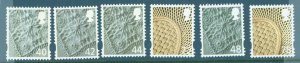 Northern Ireland #21-26  Single (Complete Set)