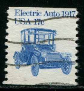 1906 US 17c Electric Auto coil, used