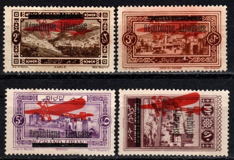 Lebanon #C17-20  Unused CV $22.00 (X5647)