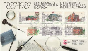 Canada 1987 Capex Souvenir Sheet, #1125a Used