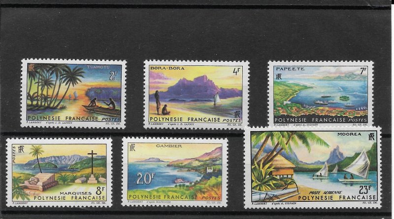 FRENCH POLYNESIA #211-15 MNH