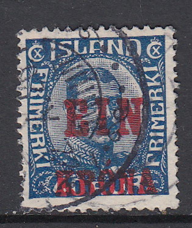 Iceland #150, used, CV $42.00