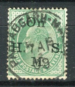 INDIA; Early 1900s Ed VII issue used 1/2a. value + Postmark