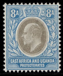 EAST AFRICA and UGANDA EDVII SG25, 8a grey & pale blue, NH MINT.