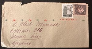 CM) 1970. SWEDEN. ARCHITECTURE. BANK. ENVELOPE SENT ARGENTINA. XF