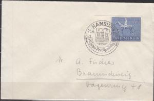 Germany - 25.6.1939 German Derby as single franking on cover (2629)   