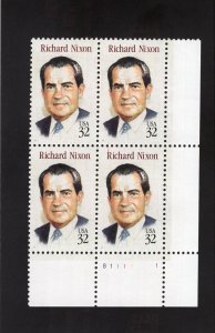 2955 Richard Nixon, MNH LR-PB/4 (#B11111)