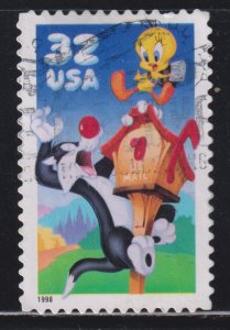 United States 3204a Sylvester & Tweety Bird 1998