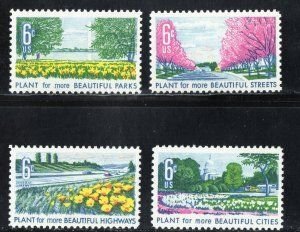 SCOTT  1365-68  BEAUTIFICATION OF AMERICA  6¢  SET OF 4   MNH  SHERWOOD STAMP