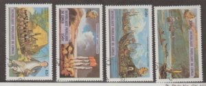 Congo People's Republic Scott #489-492 Stamp - Used Set