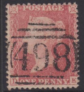 Great Britain QV Sc#20 Used Letters DK