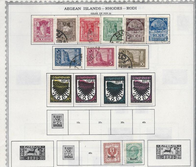 Aegean Islands, Rhodes 1&2 [m], 53-63 [u], C1-C4a [m]