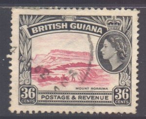 British Guiana Scott 262 - SG340, 1954 Elizabeth II 36c used