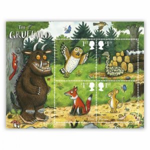 Royal Mail - The Gruffalo - Mini sheet of 4 stamps - Mint