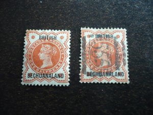 Stamps - Bechuanaland - Scott# 10 - Used & Mint Hinged Part Set of 1 Stamp