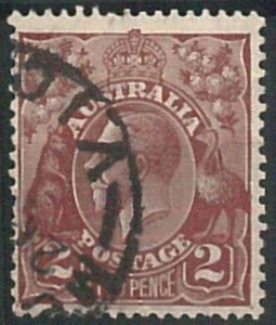 70268o - AUSTRALIA - STAMP: Stanley Gibbons # 98 - Finely Used-