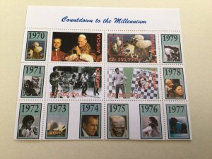 Countdown to Millennium Angola mint never hinged stamps sheet Ref R49056