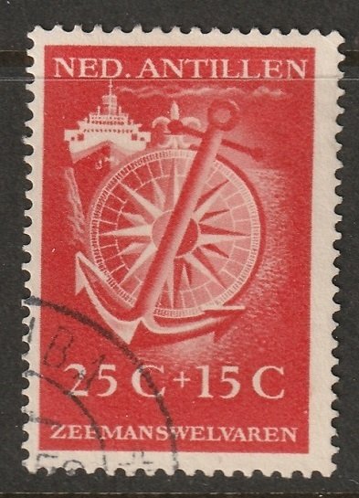 Netherlands Antilles 1952 Sc B19 used