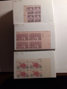 MOstamps - Quantity of 287 different Mint OG NH US Plate Blocks
