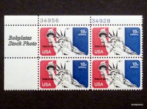 BOBPLATES #C87 Liberty Plate Block MNH DCV=$35 Scarce~See Details for #s/Pos