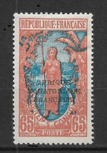 French Middle Congo 1927, 65c Scott # 42, VF Mint Hinged* (RMD-8)