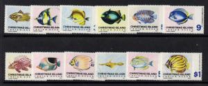 Christmas Island 22-33 MNH Fish