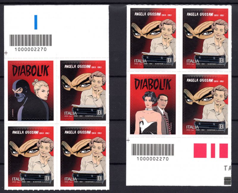 2022 Angela Giussani Diabolik 2 Quart Barcode SX