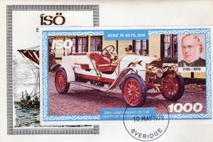 Iso-Sweden 1979 Benz 18-45PS,1914-Vintage Cars-Rowland Hill S/S FDC