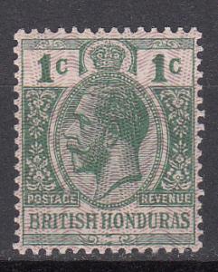 British Honduras - 1915 KGV 1c Sc#85 - MLLH (7770)