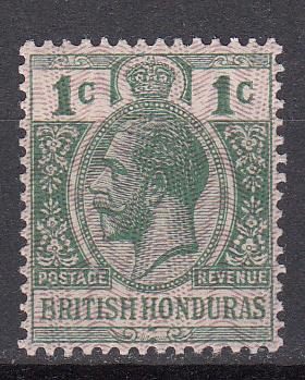 British Honduras - 1915 KGV 1c Sc#85 - MLLH (7770)