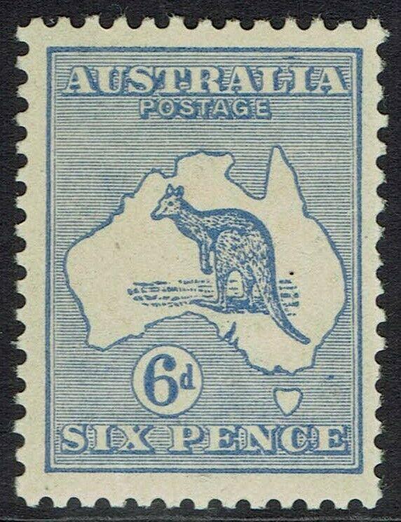 AUSTRALIA 1915 KANGAROO 6D 2ND WMK 