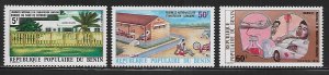 Benin 354-356 National Blood Donors Day set MNH