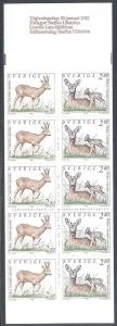 Sweden 1921b MNH Complete Booklet - Deer