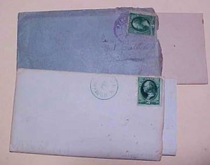 US COVER WITH LETTER x2 #184 NEW HAMPSHIRE