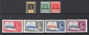 Fiji GV Group 7 Stamps Mint H Including Jubilee Set CV$50