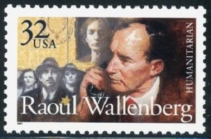 3135 Raoul Wallenberg F-VF MNH single