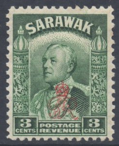 Sarawak Scott 161 - SG152, 1947 Crown Colony GviR Overprint 3c MH*