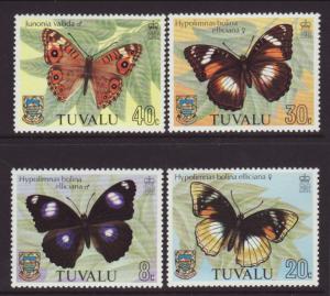 Tuvalu 146-149 Butterflies MNH VF