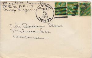 United States Marine Corps 1c Washington Prexie (3) 1948 U.S. Navy, 14005 Br....