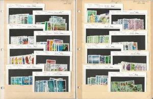 Sweden Stamp Collection on 6 Stock Pages, Wholesale Lot Modern Used, JFZ