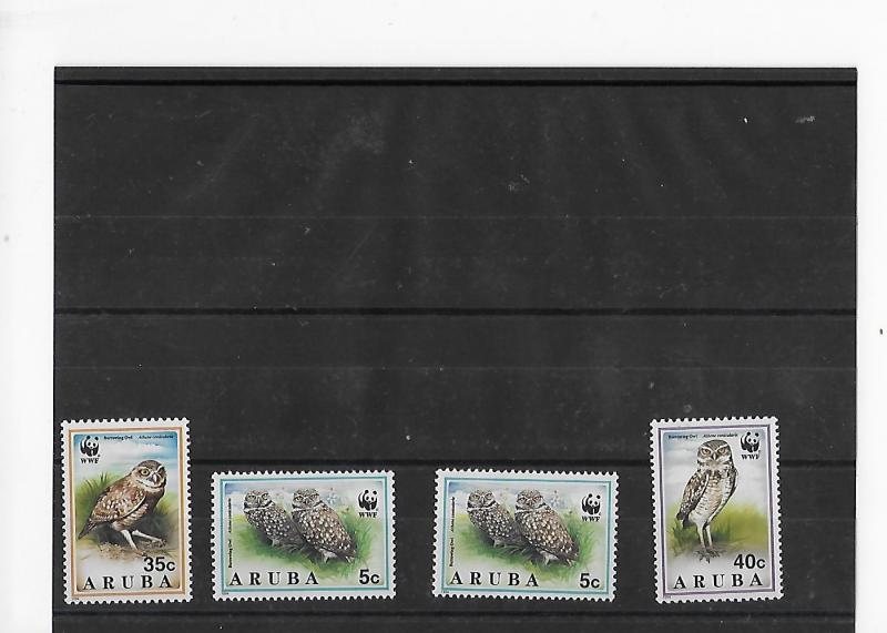 Aruba 1994 Owls WWF MNH (7)