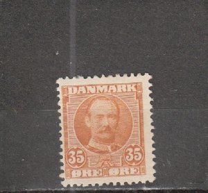 Denmark  Scott#  76  MH  (1912 Frederik VIII)