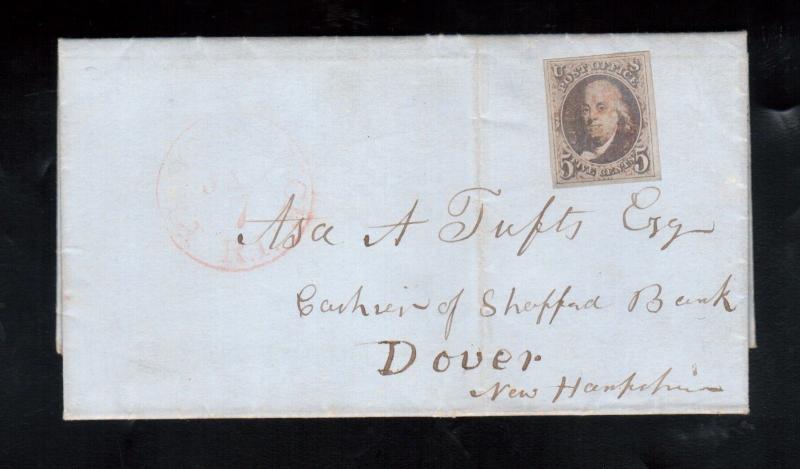 USA #1 Very Fine Used On Cover To Dover New Hampshire