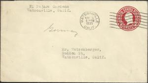 # U429e ENTIRE USED GEORGE WASHINGTON