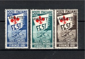Italy 1951 MH Sc 574-6