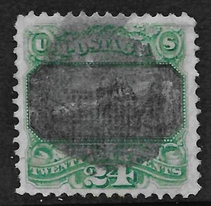 1869 Sc. 120 used, XF centering, blunt perf., Cat. Val. $650.00.