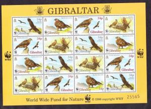 Gibraltar Scott 716 Mint NH mini-sheet (Catalog Value $31.00)